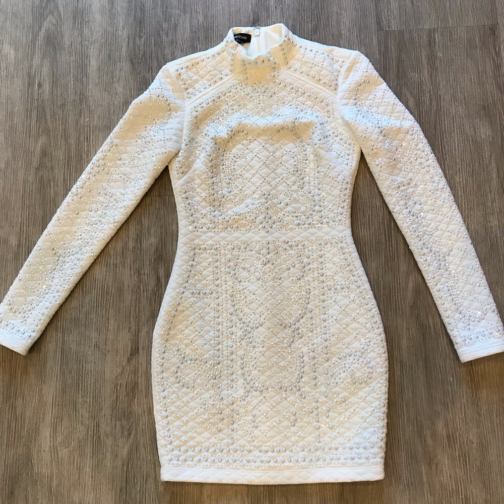 Bebe Studded Quilt Dress